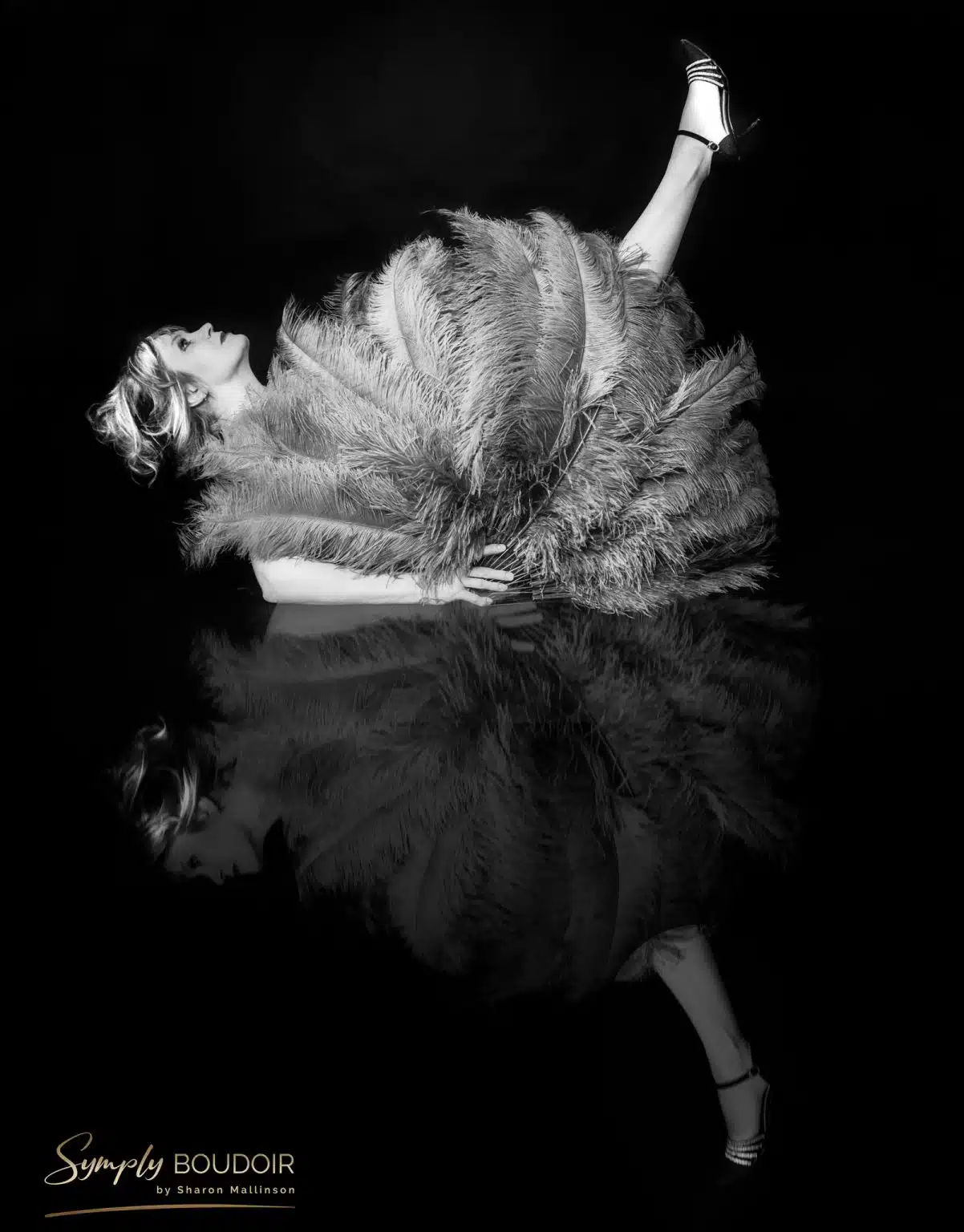 boudoir with feathers