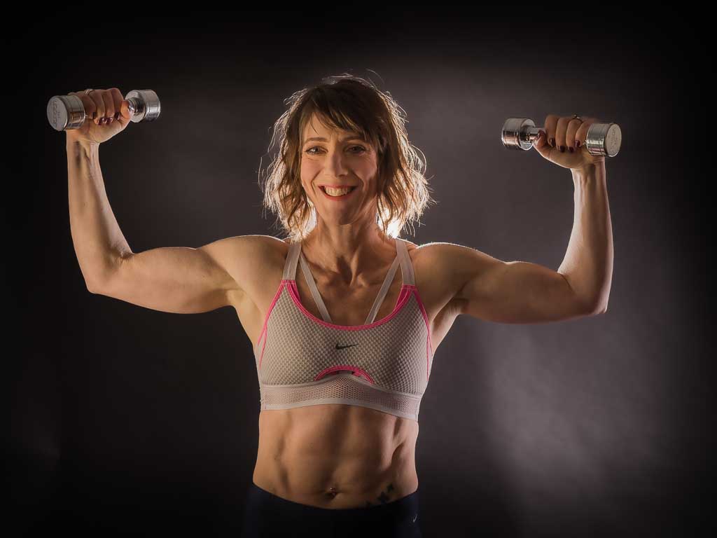 personal trainer taking part in the 50 over 50 project