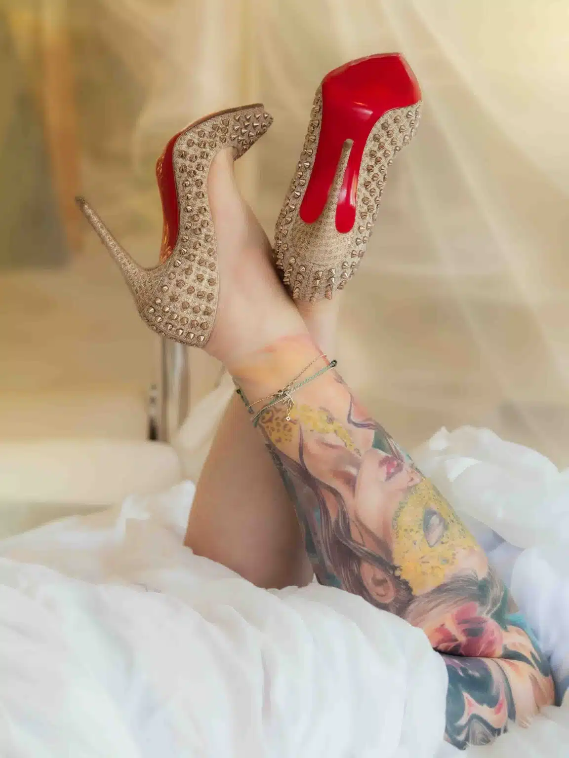 christian Louboutin shoes for boudoir