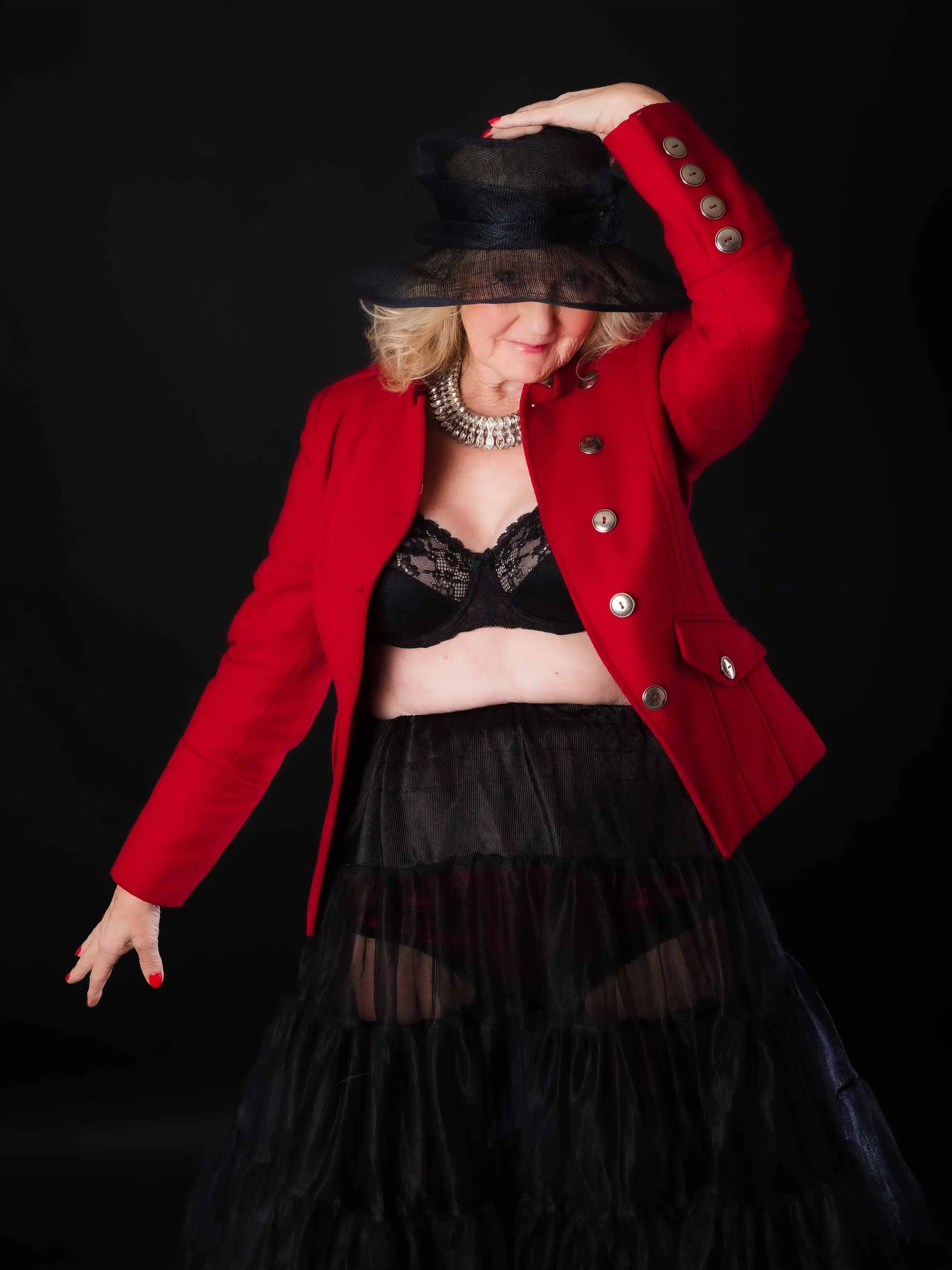 mature woman boudoir