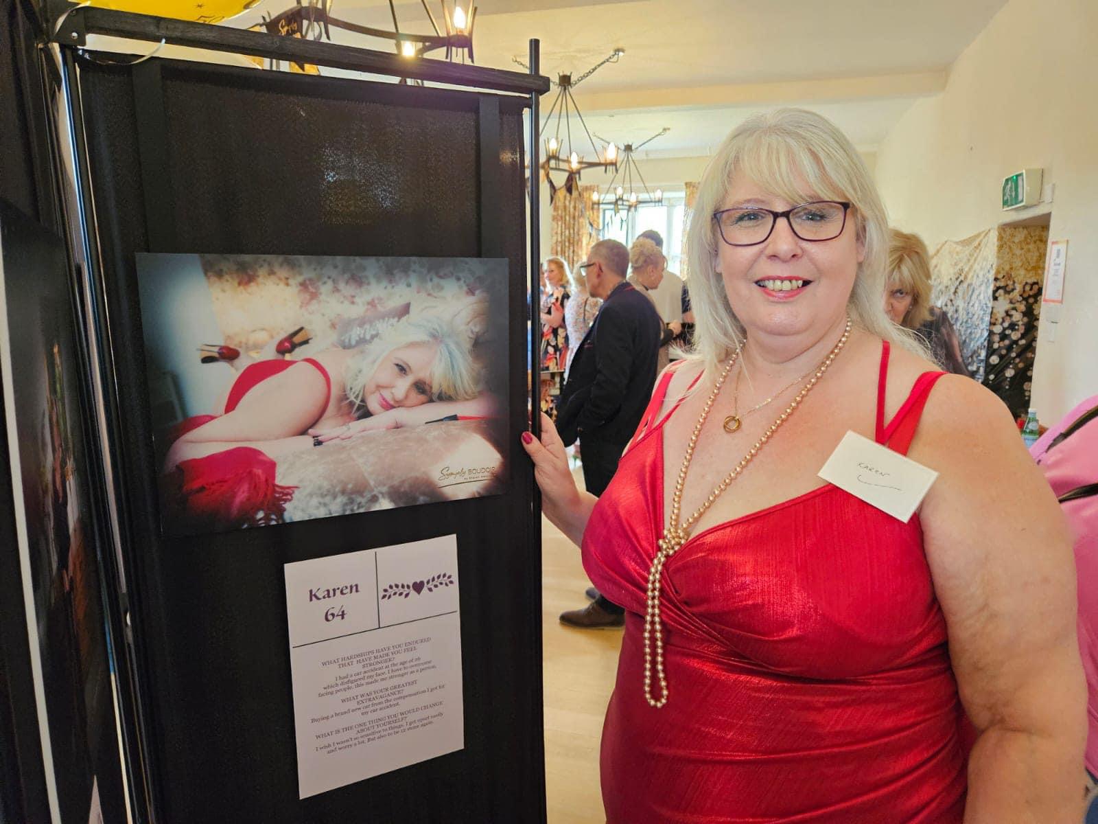 boudoir exhibition raising funds for breast cancer